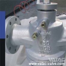Wcb/CF8/CF8m Lubricated Plug Valve with Lever Operated